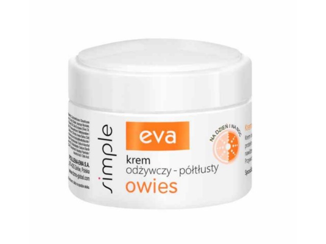 Eva Simple Krem odżywczy z owsem interakcje ulotka krem  50 ml