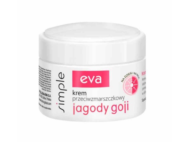 Eva Simple Krem przeciwzmarszczkowy z jagodami goji interakcje ulotka   50 ml