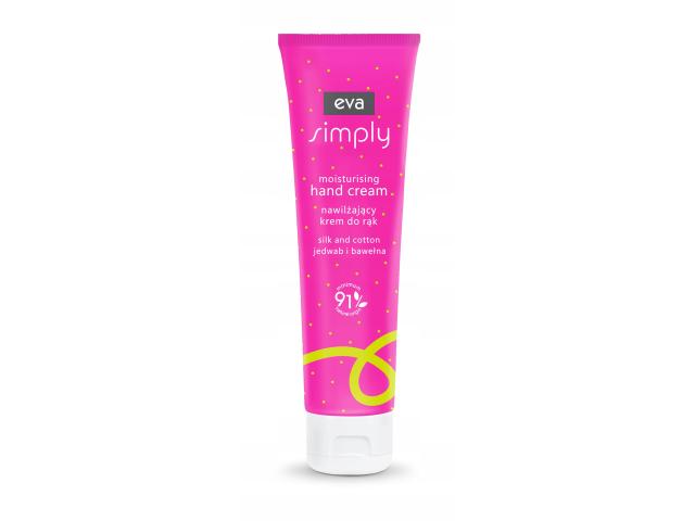 Eva Simply Krem do rąk nawilżający z jedwabiem i bawełną interakcje ulotka krem  125 ml