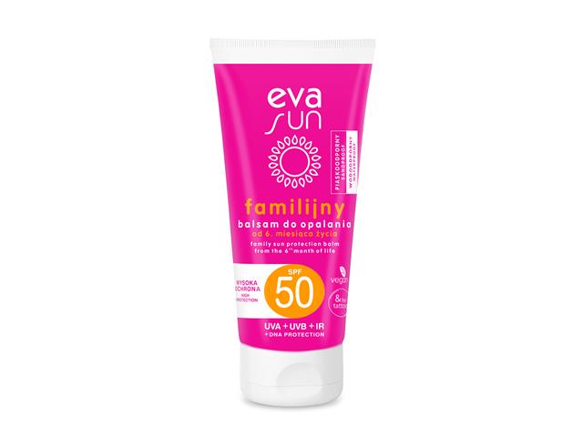 Eva Sun Balsam do opalania familijny SPF 50 UVA + UVB + IR od 6. miesiąca interakcje ulotka balsam  175 ml