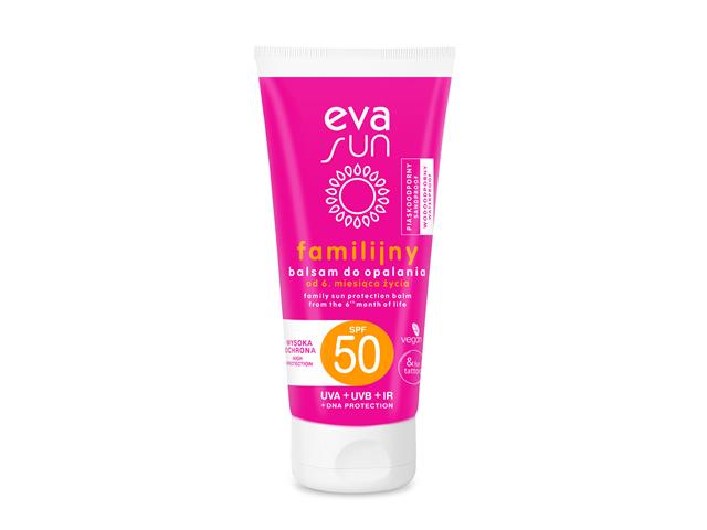 Eva Sun Balsam do opalania familijny SPF 50 UVA + UVB + IR od 6. miesiąca interakcje ulotka   175 ml