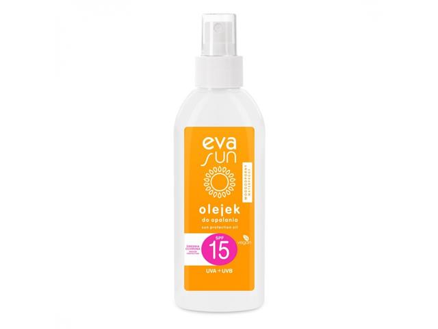 Eva Sun Olejek do opalania SPF 15 interakcje ulotka olejek  150 ml