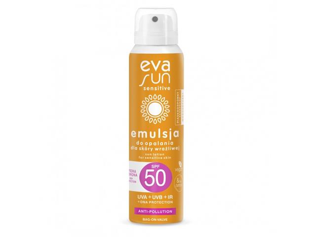 Eva Sun Sensitive Emulsja do opalania SPF 50 interakcje ulotka emulsja  120 ml