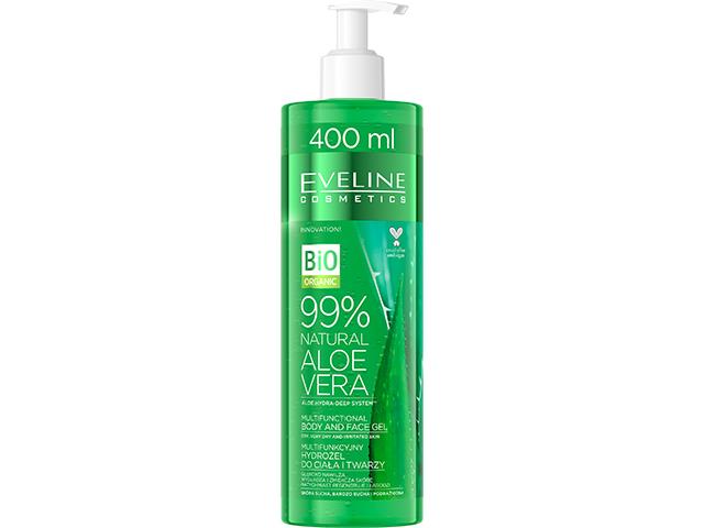 EVELINE COSMETICS 99% NATURAL Aloe Vera Multifunkcyjny Żel do ciała i twarzy interakcje ulotka żel - 400 ml