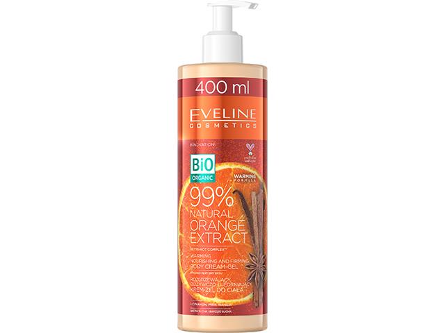 EVELINE COSMETICS 99% NATURAL Orange Extract Rozgrzewający Odżywczo-Ujędrniający Krem-Żel do ciała interakcje ulotka krem-żel - 400 ml