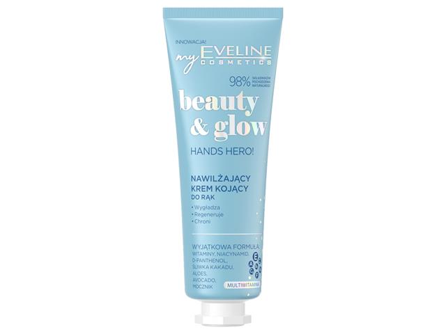 EVELINE COSMETICS BEAUTY & GLOW Nawilżający Krem kojący do rąk interakcje ulotka krem  50 ml