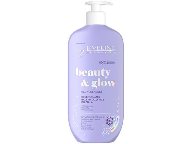 EVELINE COSMETICS BEAUTY & GLOW Regenerujący Balsam odżywczy do ciała interakcje ulotka balsam - 350 ml