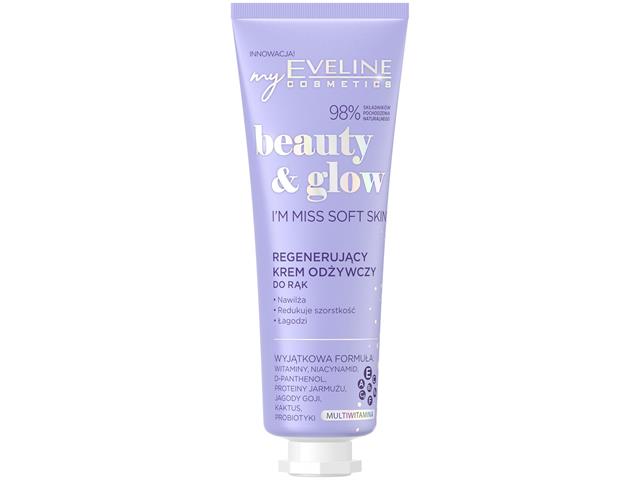 EVELINE COSMETICS BEAUTY & GLOW Regenerujący Krem odżywczy do rąk interakcje ulotka krem  50 ml