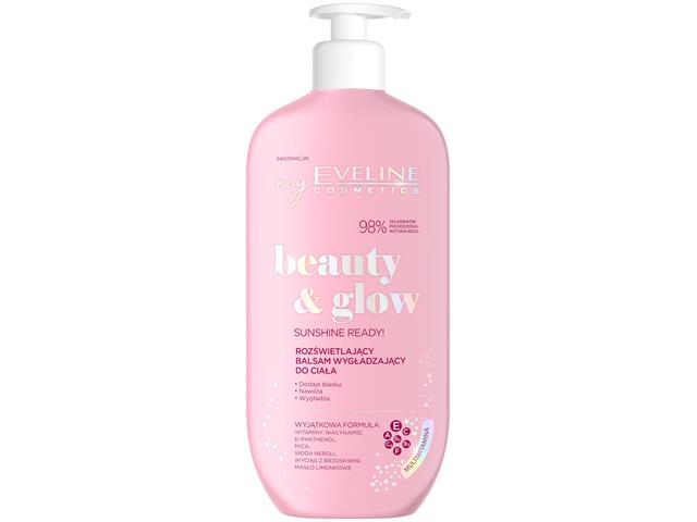 EVELINE COSMETICS BEAUTY & GLOW Rozświetlający Balsam wygładzający do ciała interakcje ulotka balsam - 350 ml