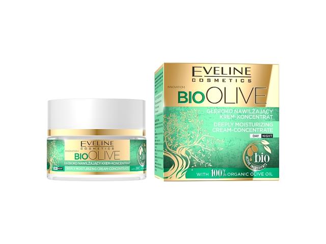 EVELINE COSMETICS BIO OLIVE Głęboko Nawilżający Krem-Koncentrat interakcje ulotka krem  50 ml