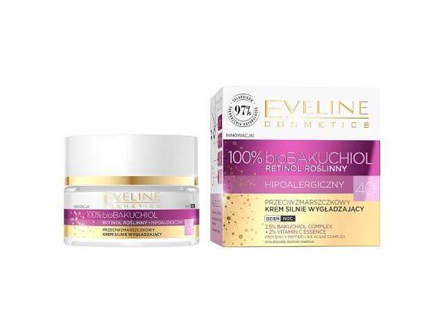 Eveline Cosmetics Biobakuchiol Krem przeciwzmarszczkowy silnie wygładzający 40+ interakcje ulotka krem  50 ml