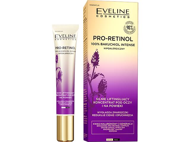 EVELINE COSMETICS BIOBAKUCHIOL Silnie Liftingujący Koncentrat pod oczy i na powieki interakcje ulotka koncentrat - 20 ml