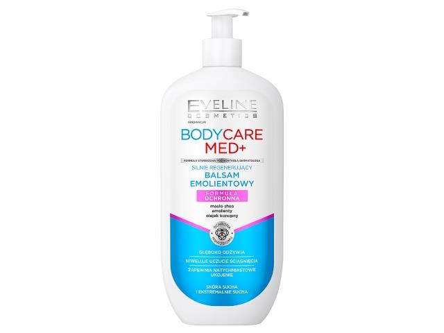 EVELINE COSMETICS BODY CARE MED+ Silnie regenerujący Balsam emolientowy interakcje ulotka balsam  350 ml