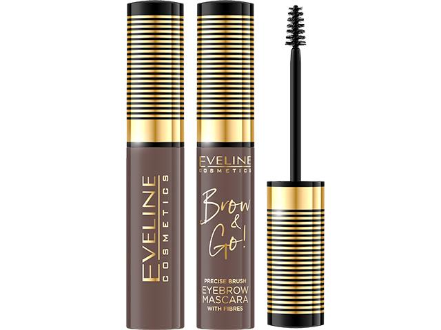 Eveline Cosmetics Brow&go! Mascara do brwi z zagęszczającymi włókienkami light NR 01 interakcje ulotka maskara - 6 ml