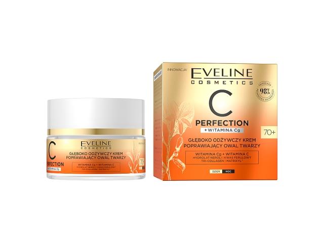 EVELINE COSMETICS C-PERFECTION Głęboko Odżywczy Krem 70+ interakcje ulotka krem  50 ml