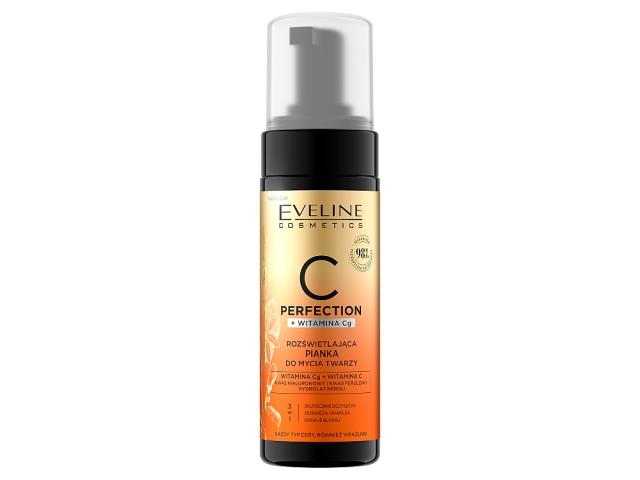 EVELINE COSMETICS C-PERFECTION Rozświetlająca Pianka do mycia twarzy interakcje ulotka pianka - 150 ml
