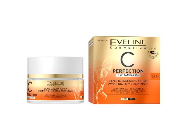 EVELINE COSMETICS C-PERFECTION Silnie Ujędrniający Krem wypełniający zmarszczki 50+ interakcje ulotka krem - 50 ml