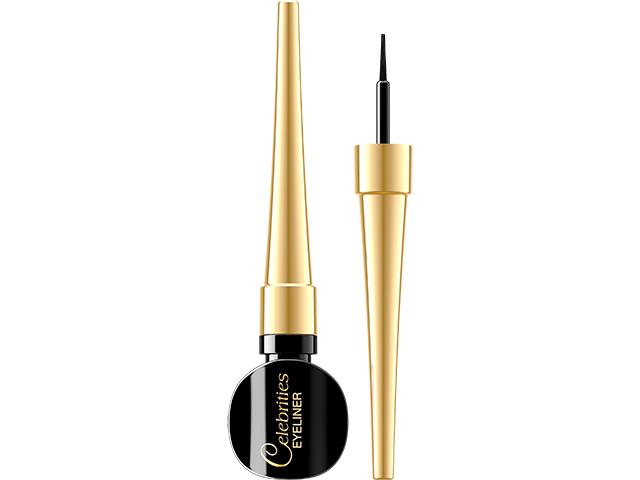 Eveline Cosmetics Celebrites Eyeliner czarny interakcje ulotka eyeliner  1 szt.