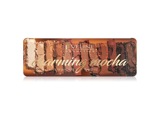 EVELINE COSMETICS CHARMING MOCHA Paleta 12 cieni do powiek interakcje ulotka cień do powiek  12 g