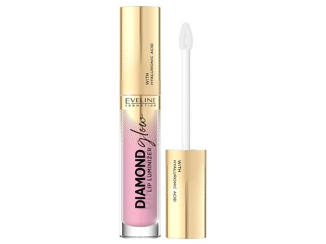 EVELINE COSMETICS DIAMOND GLOW LIP LUMINIZER Błyszczyk z kwasem hialuronowym nr 02 interakcje ulotka błyszczyk - 4 ml