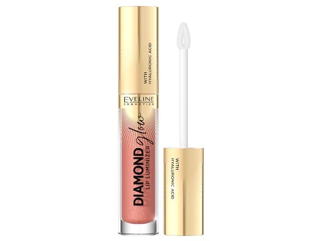 EVELINE COSMETICS DIAMOND GLOW LIP LUMINIZER Błyszczyk z kwasem hialuronowym nr 06 interakcje ulotka błyszczyk  4 ml