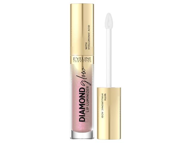 EVELINE COSMETICS DIAMOND GLOW LIP LUMINIZER Błyszczyk z kwasem hialuronowym nr 08 interakcje ulotka błyszczyk - 1 szt.