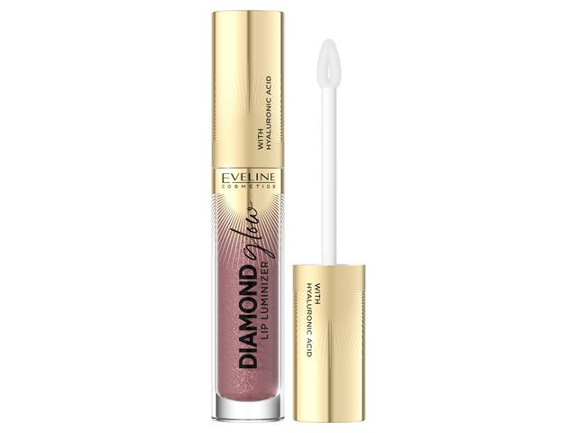 EVELINE COSMETICS DIAMOND GLOW LIP LUMINIZER Błyszczyk z kwasem hialuronowym nr 11 interakcje ulotka błyszczyk  1 szt.