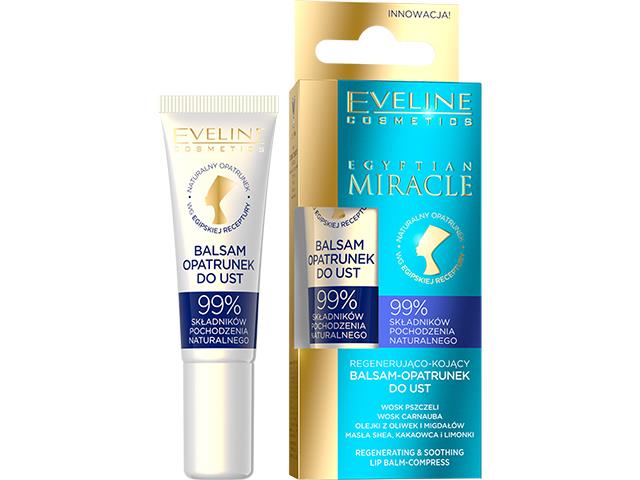 EVELINE COSMETICS EGYPTIAN MIRACLE Balsam-opatrunek do ust interakcje ulotka balsam  12 ml