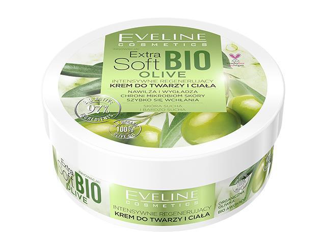 Eveline Cosmetics Extra Soft Bio Krem do twarzy i ciała intensywnie regenerujący interakcje ulotka krem - 200 ml