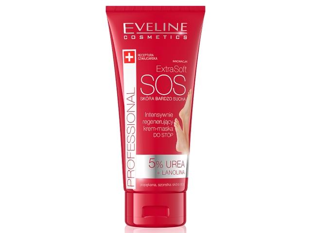 Eveline Cosmetics Extra Soft Krem-opatrunek do rąk intensywnie regenerujący 5% urea SOS interakcje ulotka krem  100 ml