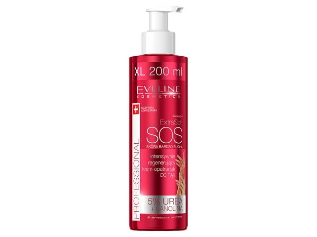 EVELINE COSMETICS EXTRA SOFT SOS Intensywnie regenerujący Krem-opatrunek do rąk interakcje ulotka krem  200 ml