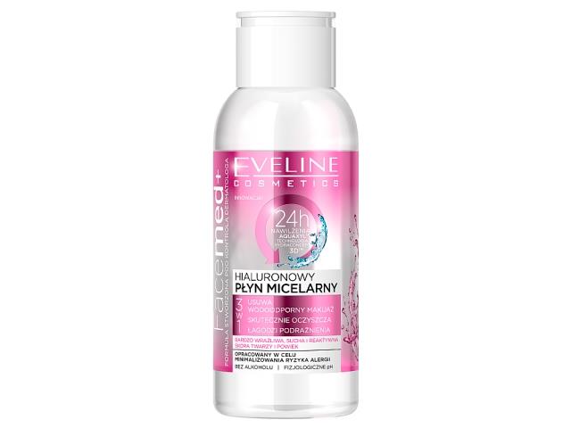 EVELINE COSMETICS FACEMED+ Hialuronowy Płyn micelarny 3w1 interakcje ulotka płyn - 100 ml