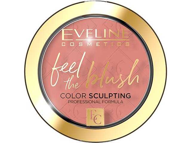 EVELINE COSMETICS FEEL THE BLUSH Róż do policzków nr 04 Tea Rose interakcje ulotka róż - 5 g