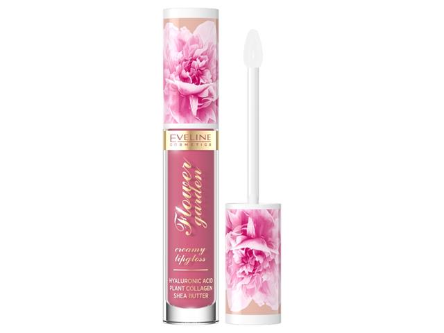 EVELINE COSMETICS FLOWER GARDEN Kremowy Błyszczyk nr 03 magnolia charm interakcje ulotka błyszczyk - 1 szt.