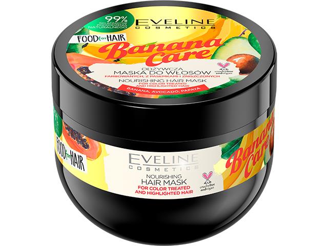 EVELINE COSMETICS FOOD FOR HAIR Odżywcza Maska do włosów Banana Care interakcje ulotka maska do włosów - 500 ml