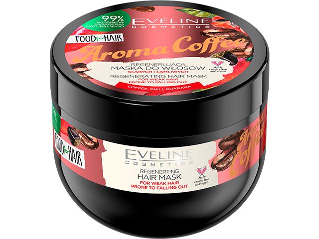EVELINE COSMETICS FOOD FOR HAIR Regenerująca Maska do włosów Aroma Coffee interakcje ulotka maska do włosów - 500 ml