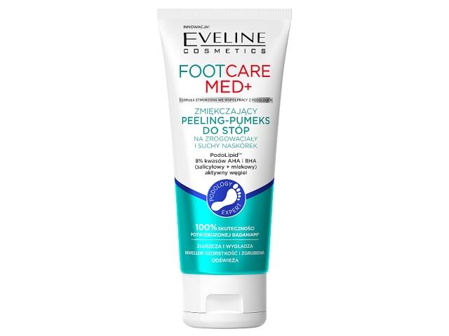 EVELINE COSMETICS FOOT CARE MED+ Zmiękczający Peeling-Pumeks do stóp interakcje ulotka peeling  100 ml