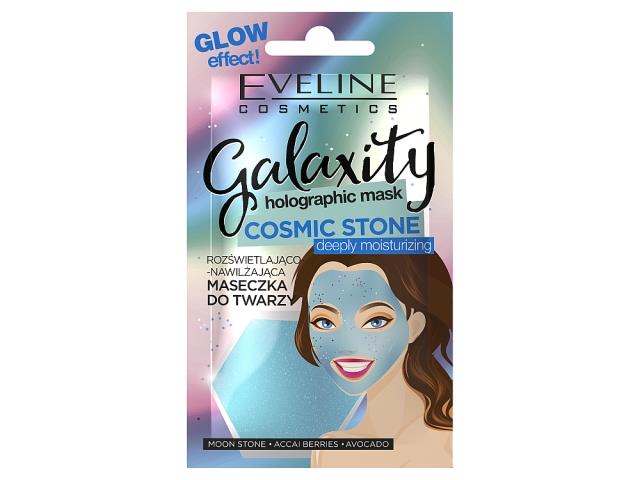 EVELINE COSMETICS GALAXITY HOLOGRAPHIC Rozświetlająco-Nawilżająca Maseczka interakcje ulotka maseczka  10 ml