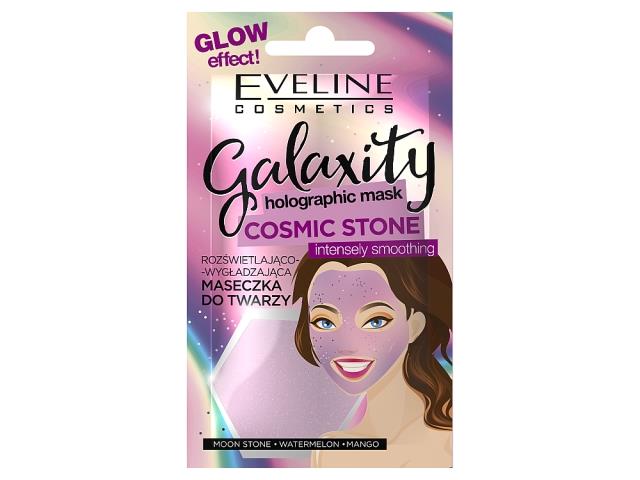 EVELINE COSMETICS GALAXITY HOLOGRAPHIC Rozświetlająco-Wygładzająca Maseczka interakcje ulotka maseczka  10 ml