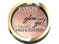 EVELINE COSMETICS GLOW AND GO Rozświetlacz wypiekany nr 02 Gentle Gold interakcje ulotka puder  8.5 g