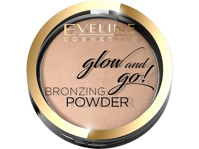 EVELINE COSMETICS GLOW AND GO Wypiekany Puder brązujący nr 01 Go Hawaii interakcje ulotka puder - 8,5 g