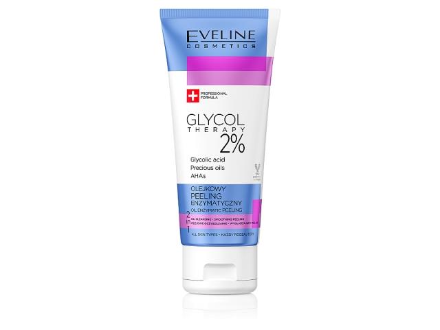 EVELINE COSMETICS GLYCOL THERAPY Olejkowy Peeling enzymatyczny interakcje ulotka peeling  100 ml