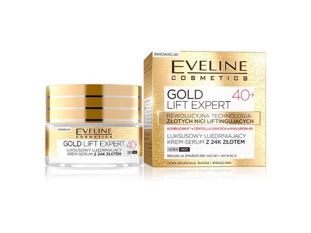 Eveline Cosmetics Gold Lift Expert Krem na dzień, noc 40+ interakcje ulotka krem  50 ml