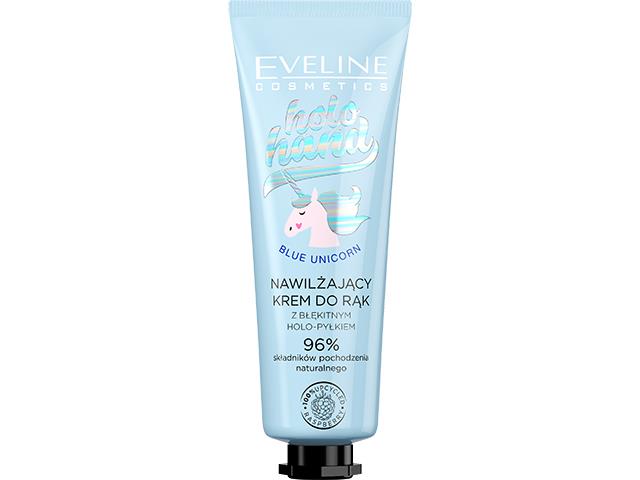 EVELINE COSMETICS HOLO HAND Nawilżający Krem do rąk Blue Unicorn interakcje ulotka krem  50 ml