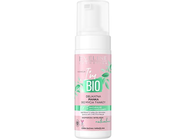 EVELINE COSMETICS I'M BIO Delikatna Pianka do mycia twarzy interakcje ulotka pianka - 150 ml