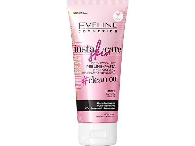 EVELINE COSMETICS INSTA SKIN CARE Oczyszczający Peeling-Pasta do twarzy przeciw zaskórnikom interakcje ulotka peeling - 75 ml