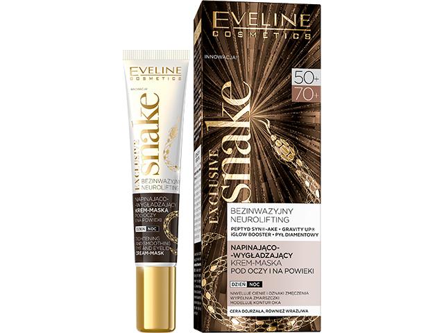 EVELINE COSMETICS KOREAN EXCLUSIVE SNAKE Napinająco-Wygładzający Krem-Maska pod oczy i na powieki interakcje ulotka krem - 20 ml
