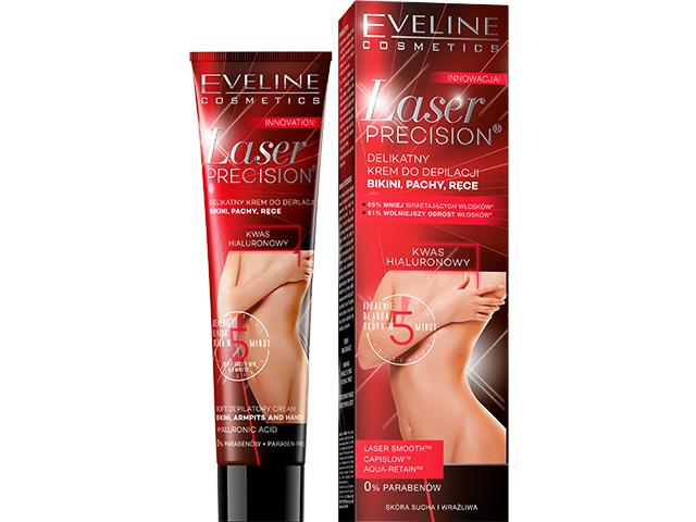 Eveline Cosmetics Laser Precision Krem do depilacji bikini, pachy, ręce interakcje ulotka   125 ml