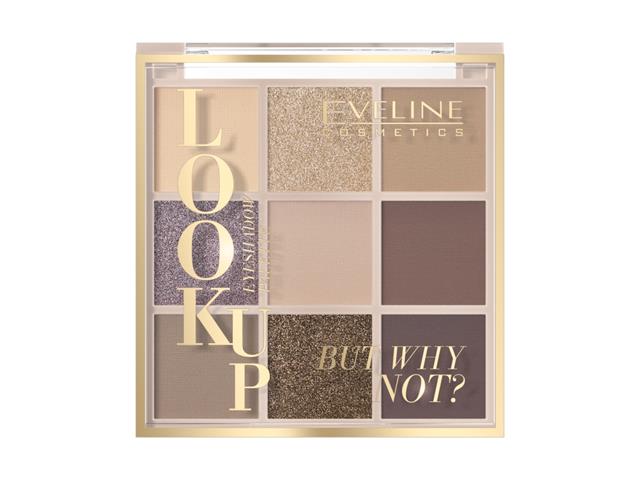 EVELINE COSMETICS LOOK UP BUT WHY NOT Cienie do powiek 9 kol. interakcje ulotka cień do powiek - 1 szt.