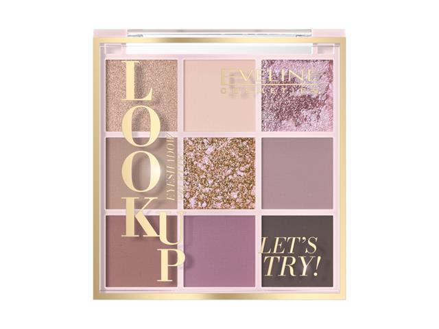 EVELINE COSMETICS LOOK UP LETS TRY Cienie do powiek 9 kol. interakcje ulotka cień do powiek - 1 szt.